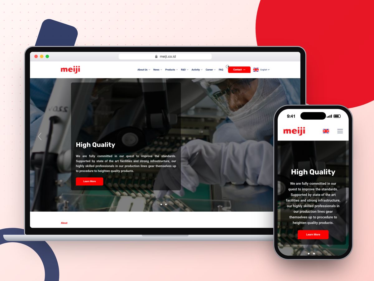 Meiji Indonesia Corporate Website