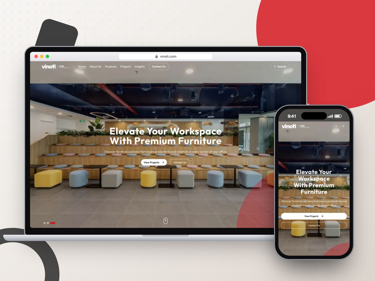 Vinoti Commercial Furniture Platform
