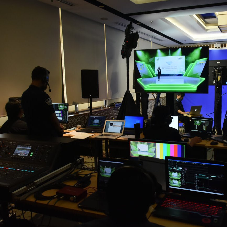 Photo from the Virtual Event Purnabakti Bank Syariah Mandiri 2020